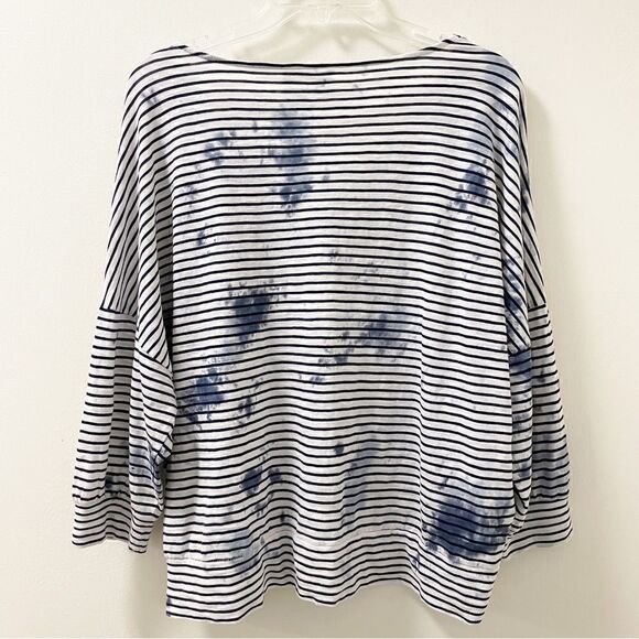 Anthropologie SATURDAY SUNDAY Striped Dolman Sleeve Top - Size Small - Picture 3 of 4
